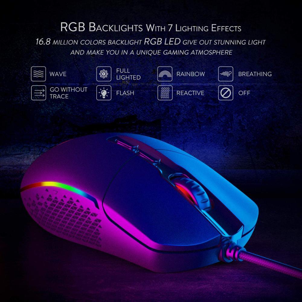 Multi-Colour Backlit Gaming Mouse