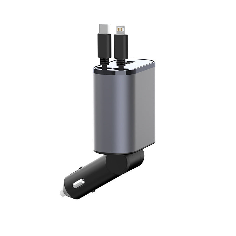 100W Super Fast Car Charger - USB & USB-C
