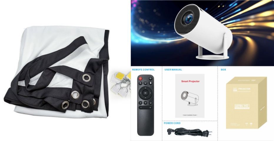HY300 Pro Portable Projector