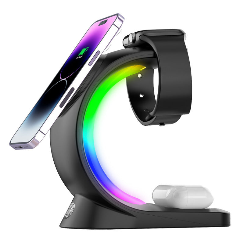 GlowArc 3-in-1 Magnetic Charging Station