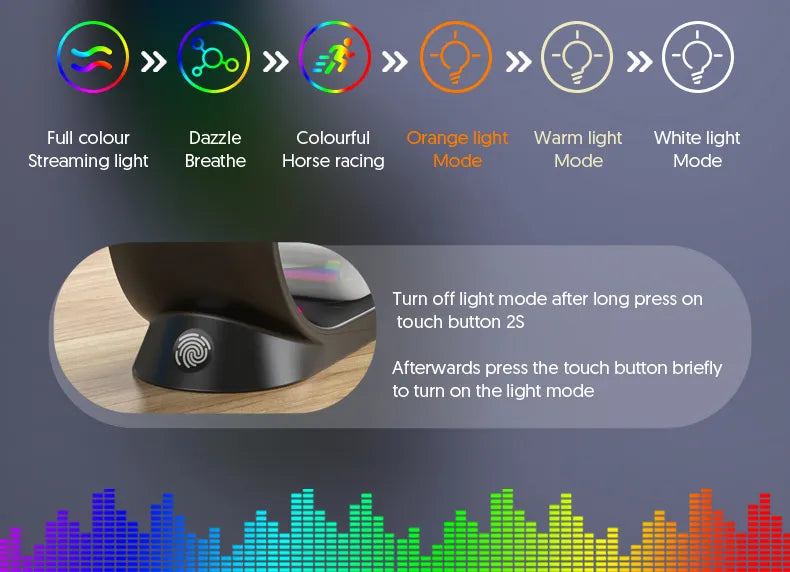 GlowArc 3-in-1 Magnetic Charging Station