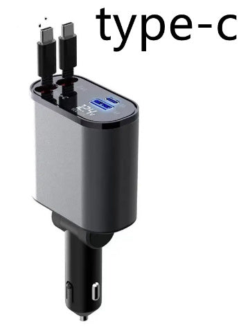 100W Super Fast Car Charger - USB & USB-C