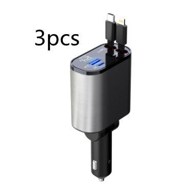 100W Super Fast Car Charger - USB & USB-C