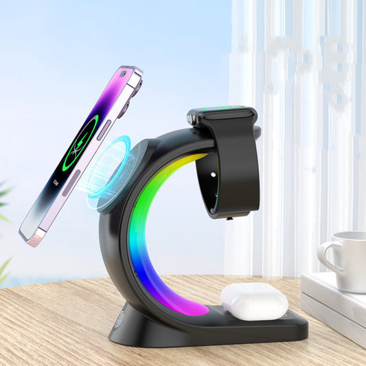 GlowArc 3-in-1 Magnetic Charging Station